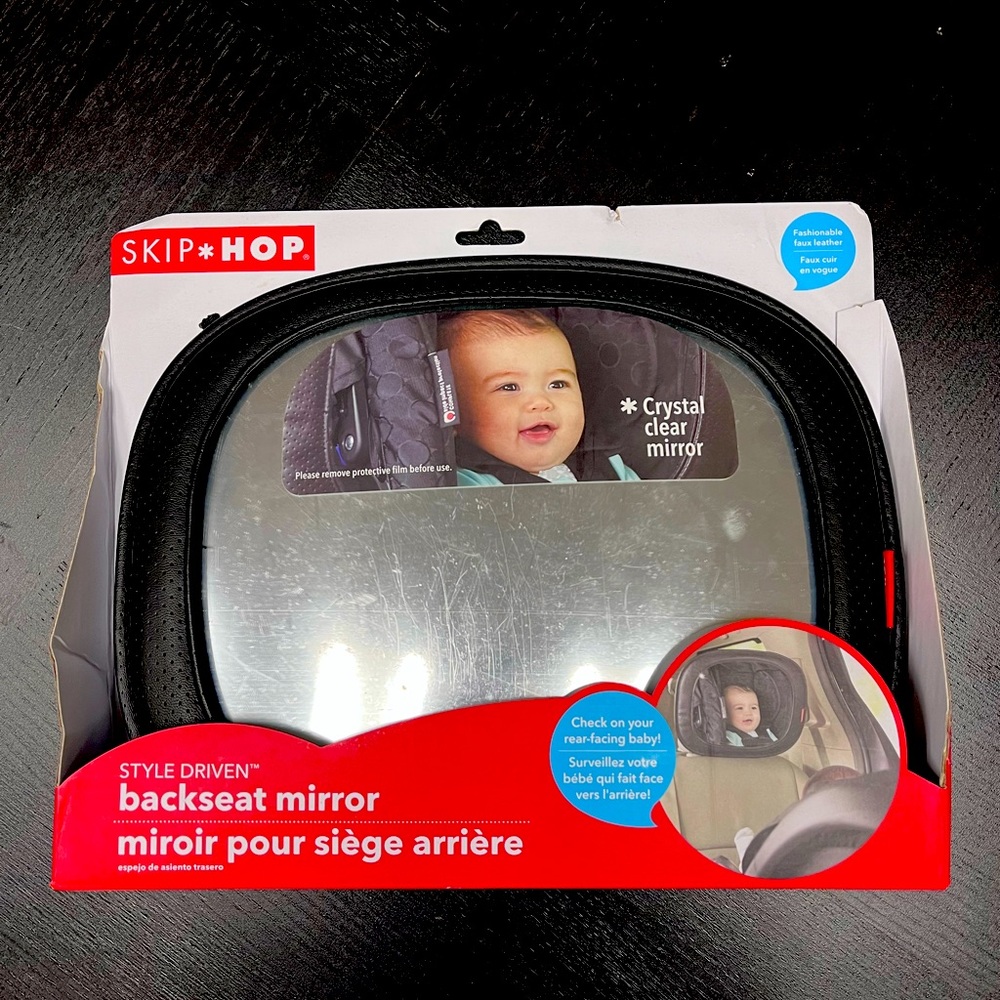Backseat mirror.